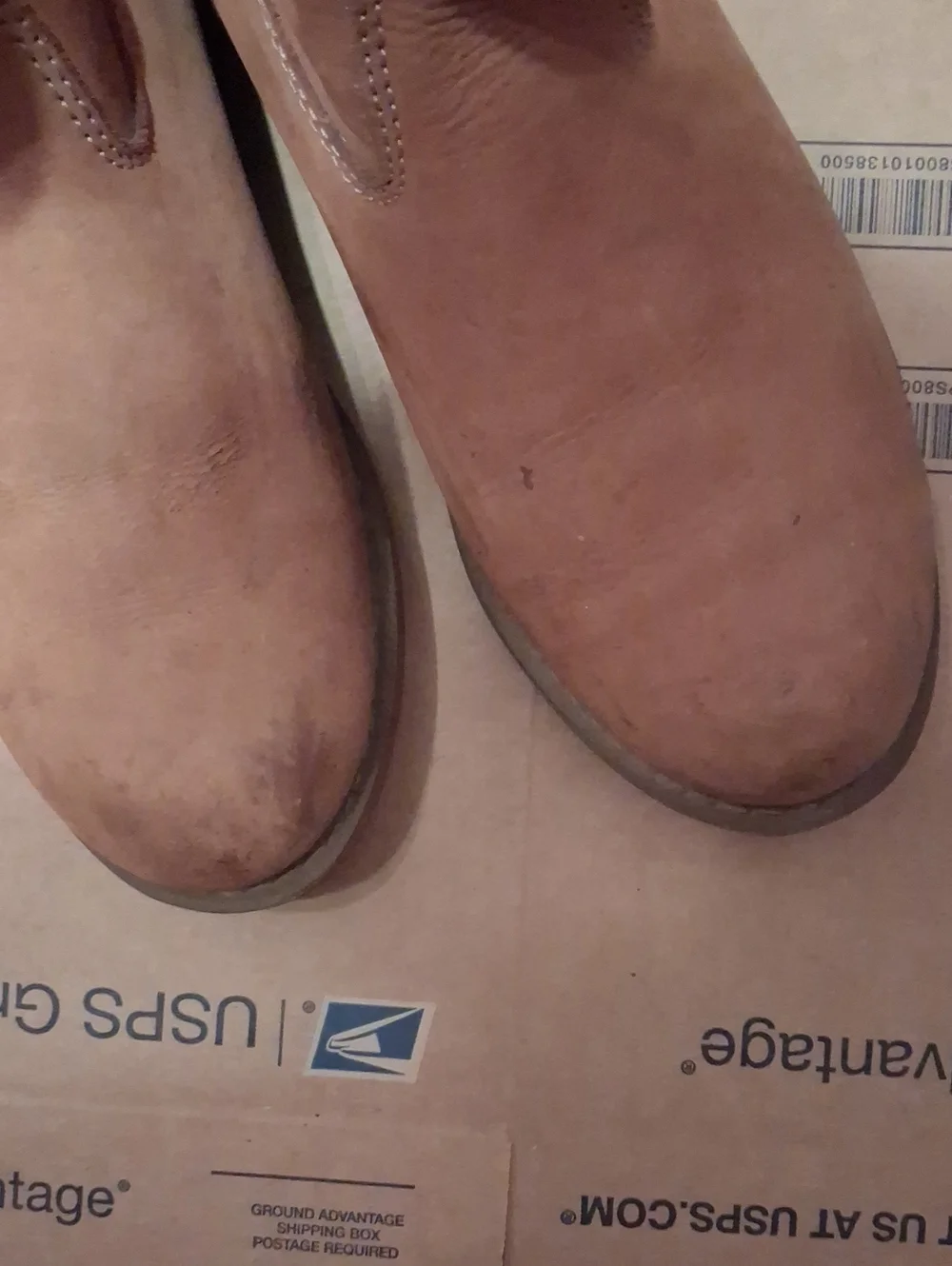 Brazos Tan Suede Mid Calf Boots Size 10 W